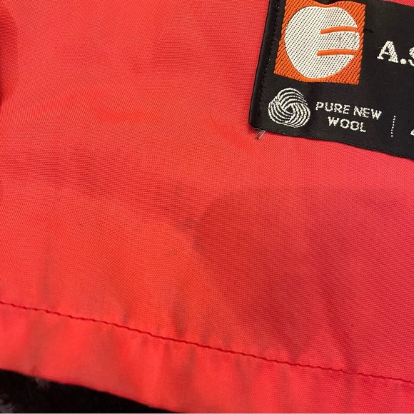 Vintage Fjord A.S. Evebofoss Norwegian embroidered wool coat size 42 (medium) - Picture 13 of 14